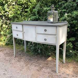 grey vintage retro sideboard dressing table