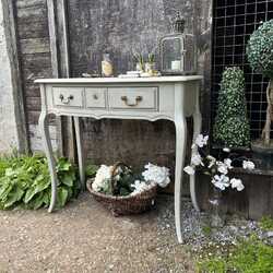 Grey French / Gustavian Style Ornate Console / Dressing Table Desk / Basin Base