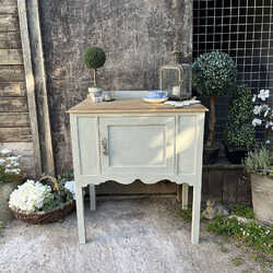 Grey Painted Vintage Gustavian Country Cabinet Wash Stand Cupboard Basin base