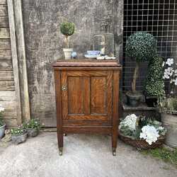 Rustic Country Vintage 1920s Gramophone Upcycled to Bedside Table Cupboard