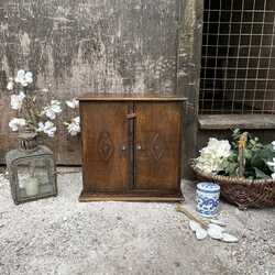 Sweet Characterful Little Handmade Antique Vintage Decorative Freestanding Cabinet