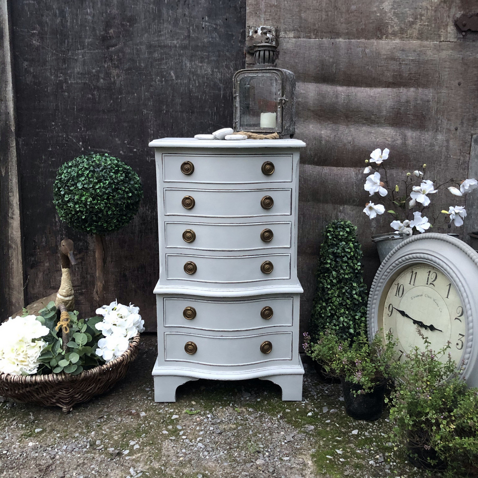 vintage tallboy chest of drawers